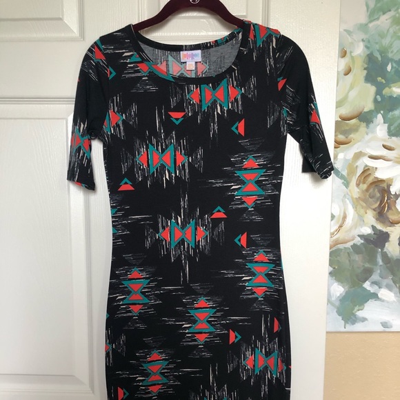 LuLaRoe Julia Dress XXS - Picture 1 of 2